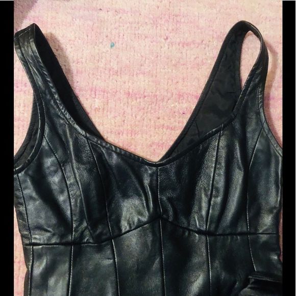 - Magic carpet leather top dress nanette Lenore - Picture 3 of 7